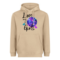 Mushroom I Love My Softball Girl Heavyweight Hoodie - Bettercallsaul