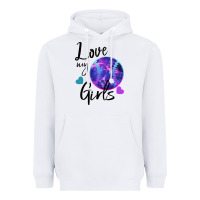 White I Love My Softball Girl Heavyweight Hoodie - Bettercallsaul
