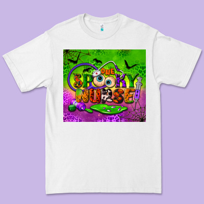 One Spooky Nurse Tumbler Premium Tee Designed By Bundleandbundleshop