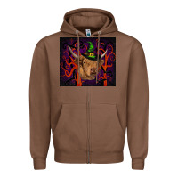 Chestnut halloween glitter highland cow tumbler Zipper Hoodie - RanaPortraitStore