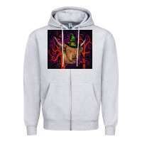 Heather Grey halloween glitter highland cow tumbler Zipper Hoodie - RanaPortraitStore