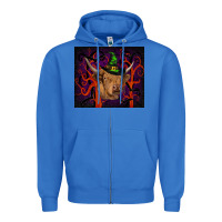 True Royal halloween glitter highland cow tumbler Zipper Hoodie - RanaPortraitStore