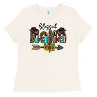 Bone blessed nana Ladies Tee - CowhideDigitalArt