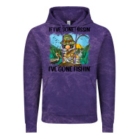Cloud Purple if i've gone missin' i've gone fishin' Vintage Hoodie - BarkalooDesign