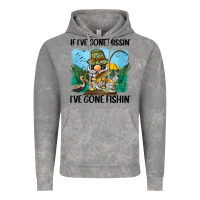 Cloud Rock if i've gone missin' i've gone fishin' Vintage Hoodie - BarkalooDesign