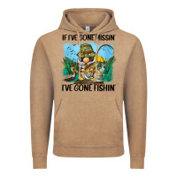 Vintage Coffee if i've gone missin' i've gone fishin' Vintage Hoodie - BarkalooDesign