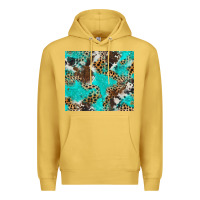 Antique Gold cheetah cowhide tumbler Premium Hoodie - BarkalooDesign