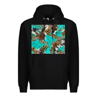 Black cheetah cowhide tumbler Premium Hoodie - BarkalooDesign