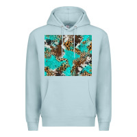 Blue Mist cheetah cowhide tumbler Premium Hoodie - BarkalooDesign