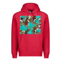 Cardinal cheetah cowhide tumbler Premium Hoodie - BarkalooDesign