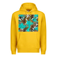 Lemon cheetah cowhide tumbler Premium Hoodie - BarkalooDesign
