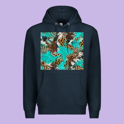 Cheetah Cowhide Tumbler Premium Hoodie Designed By Barkaloodesign