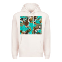 Pale Pink cheetah cowhide tumbler Premium Hoodie - BarkalooDesign