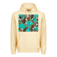 Pina Colada cheetah cowhide tumbler Premium Hoodie - BarkalooDesign