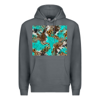 Rock cheetah cowhide tumbler Premium Hoodie - BarkalooDesign