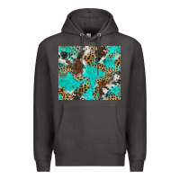 Smoke cheetah cowhide tumbler Premium Hoodie - BarkalooDesign