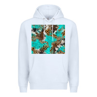 White cheetah cowhide tumbler Premium Hoodie - BarkalooDesign