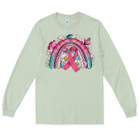 Matcha Breast Cancer Rainbow Long Sleeve Tee - Artiststas