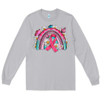 Moon Dust Breast Cancer Rainbow Long Sleeve Tee - Artiststas