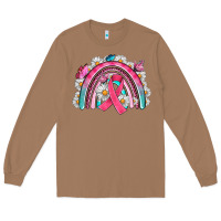 Toasted Coconut Breast Cancer Rainbow Long Sleeve Tee - Artiststas