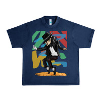 Navy michael jackson Urban Heavy Tee - artisFamous