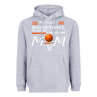 Heather Grey My Favorite Basketball Player Calls Me Mom Heavyweight Hoodie - Bettercallsaul