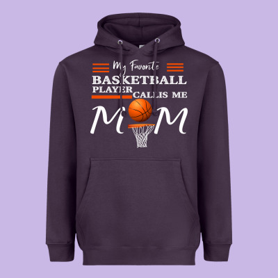 My Favorite Basketball Player Calls Me Mom Heavyweight Hoodie Designed By Bettercallsaul