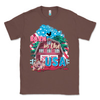 Chestnut Barn in the USA Classic Tee - FaDigitalArtStudio