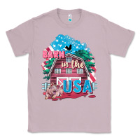 Lilac Barn in the USA Classic Tee - FaDigitalArtStudio