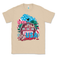 Mushroom Barn in the USA Classic Tee - FaDigitalArtStudio