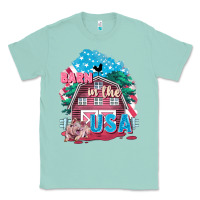 Seafoam Barn in the USA Classic Tee - FaDigitalArtStudio
