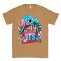 Toasted Coconut Barn in the USA Classic Tee - FaDigitalArtStudio