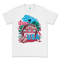 White Barn in the USA Classic Tee - FaDigitalArtStudio