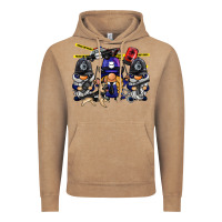 Vintage Coffee police gnome Vintage Hoodie - BarkalooDesign