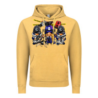 Vintage Mustard police gnome Vintage Hoodie - BarkalooDesign