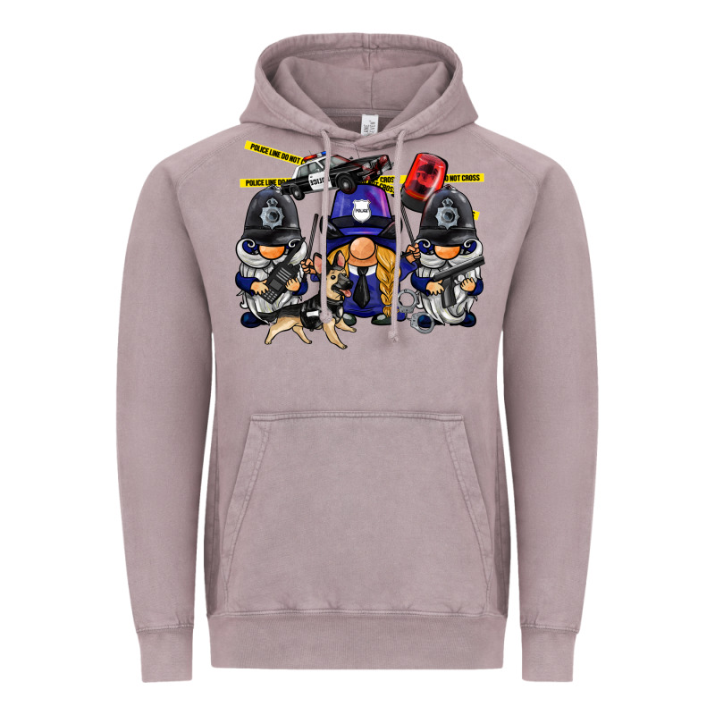 Police Gnome Vintage Hoodie by BarkalooDesign | Teevron