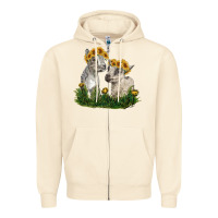 Sandshell baby goats Zipper Hoodie - RanaPortraitStore