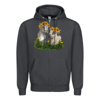 Smoke baby goats Zipper Hoodie - RanaPortraitStore