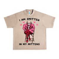 French Oak funny i am smitten in my mittens bernie Urban Heavy Tee - artisFamous