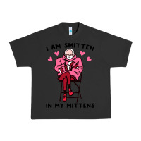 Pigment Black funny i am smitten in my mittens bernie Urban Heavy Tee - artisFamous