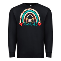 Black Baseball Rainbow Premium Sweatshirt - RanaPortraitStore