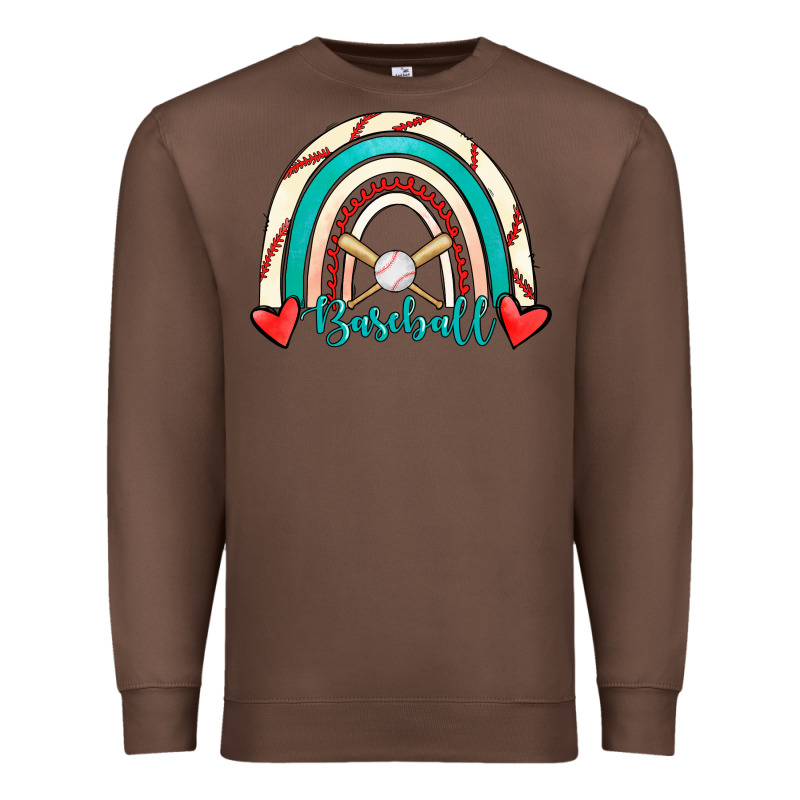 Baseball Rainbow Premium Sweatshirt by RanaPortraitStore | Teevron