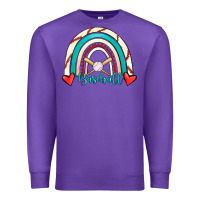 Purple Baseball Rainbow Premium Sweatshirt - RanaPortraitStore