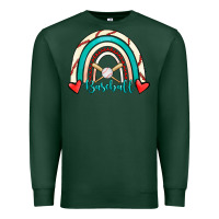 Sports Green Baseball Rainbow Premium Sweatshirt - RanaPortraitStore