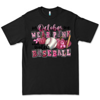 Black in october we wear pink and watch  baseball Premium Tee - FaDigitalArtStudio
