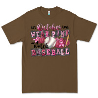 Cacao in october we wear pink and watch  baseball Premium Tee - FaDigitalArtStudio