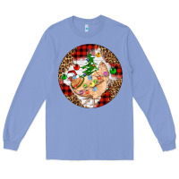 Colony Blue Christmas chicken Long Sleeve Tee - Artiststas