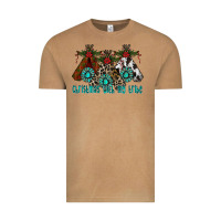 Vintage Camel Christmas With Tribe Vintage Tee - CowhideDigitalArt
