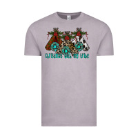 Vintage Zinc Christmas With Tribe Vintage Tee - CowhideDigitalArt