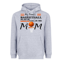Heather Grey My Favorite Basketball Player Calls Me Mom Heavyweight Hoodie - Bettercallsaul